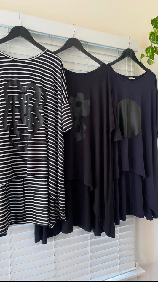 flow top navy - circle