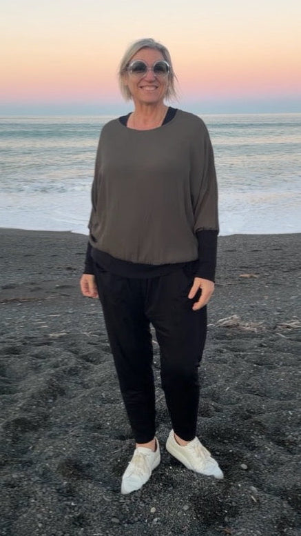 Blaze top Khaki