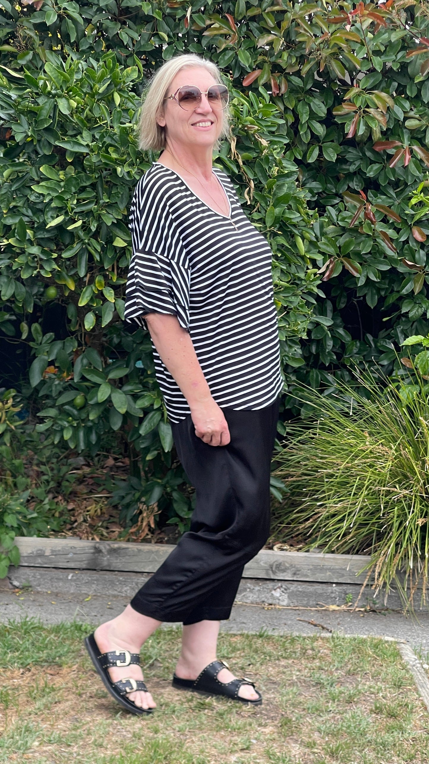 Frill me tee - stripe