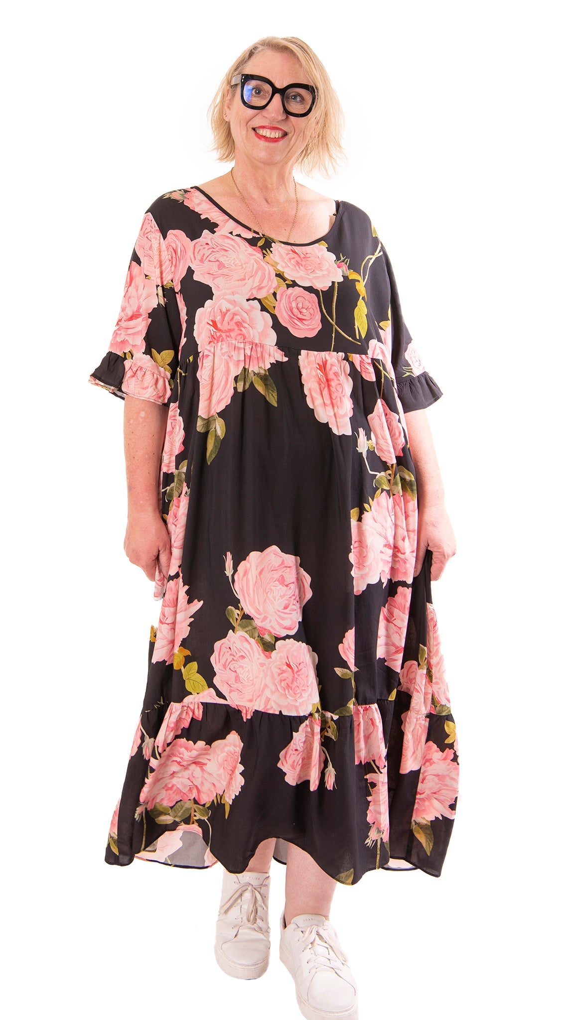 lilah dress - pink floral