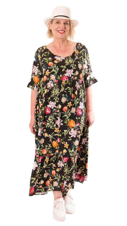 lilah dress - multi floral
