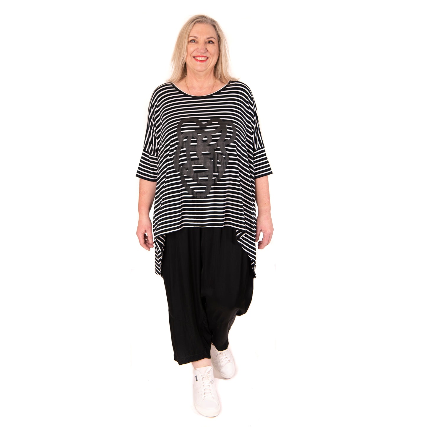 flow top stripe - squiggle