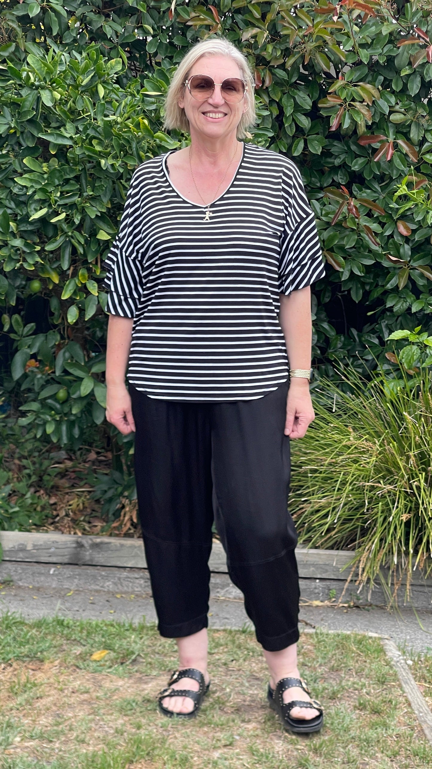Frill me tee - stripe