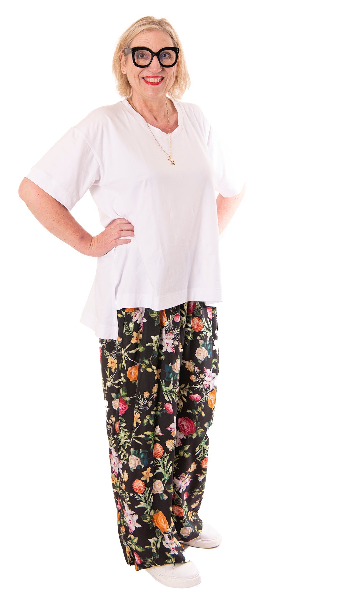 boxy tee - white