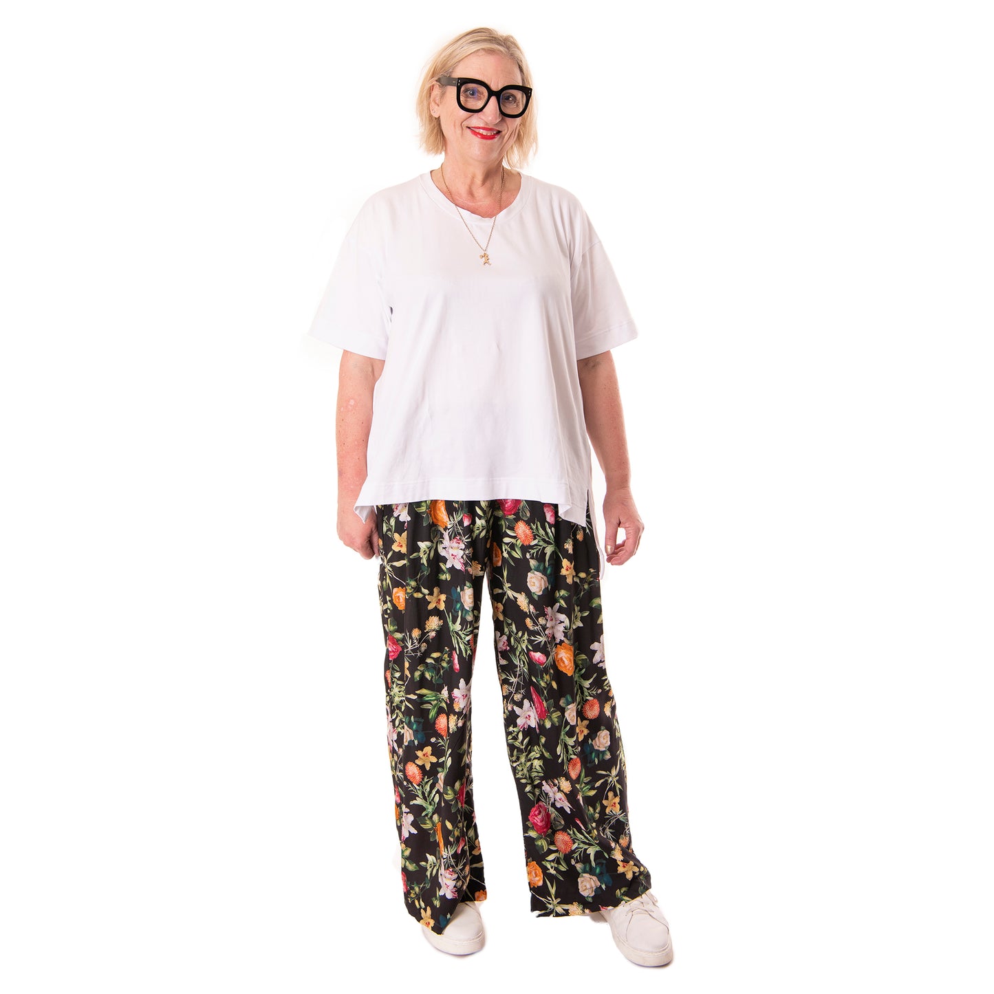 boxy tee - white