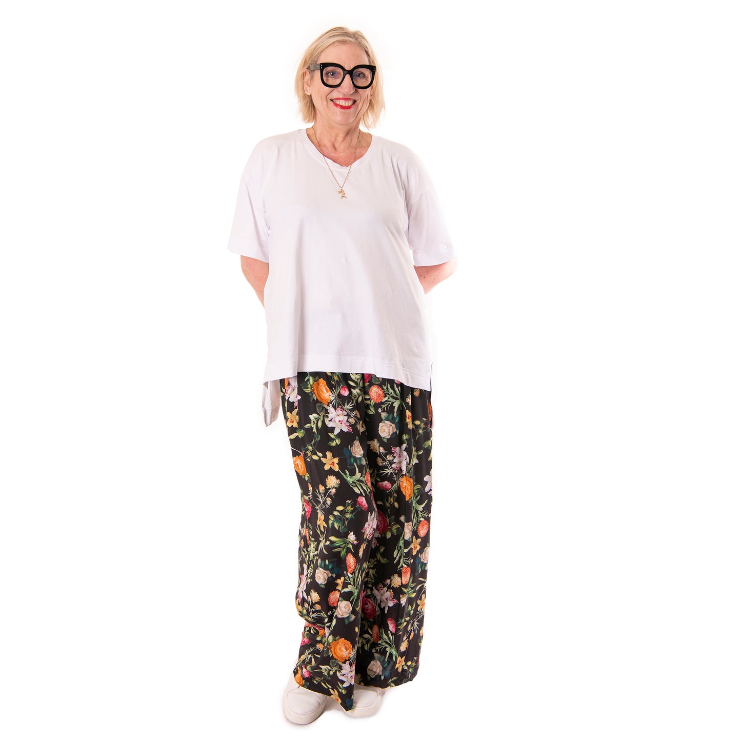 boxy tee - white