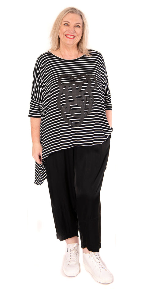 flow top stripe - squiggle