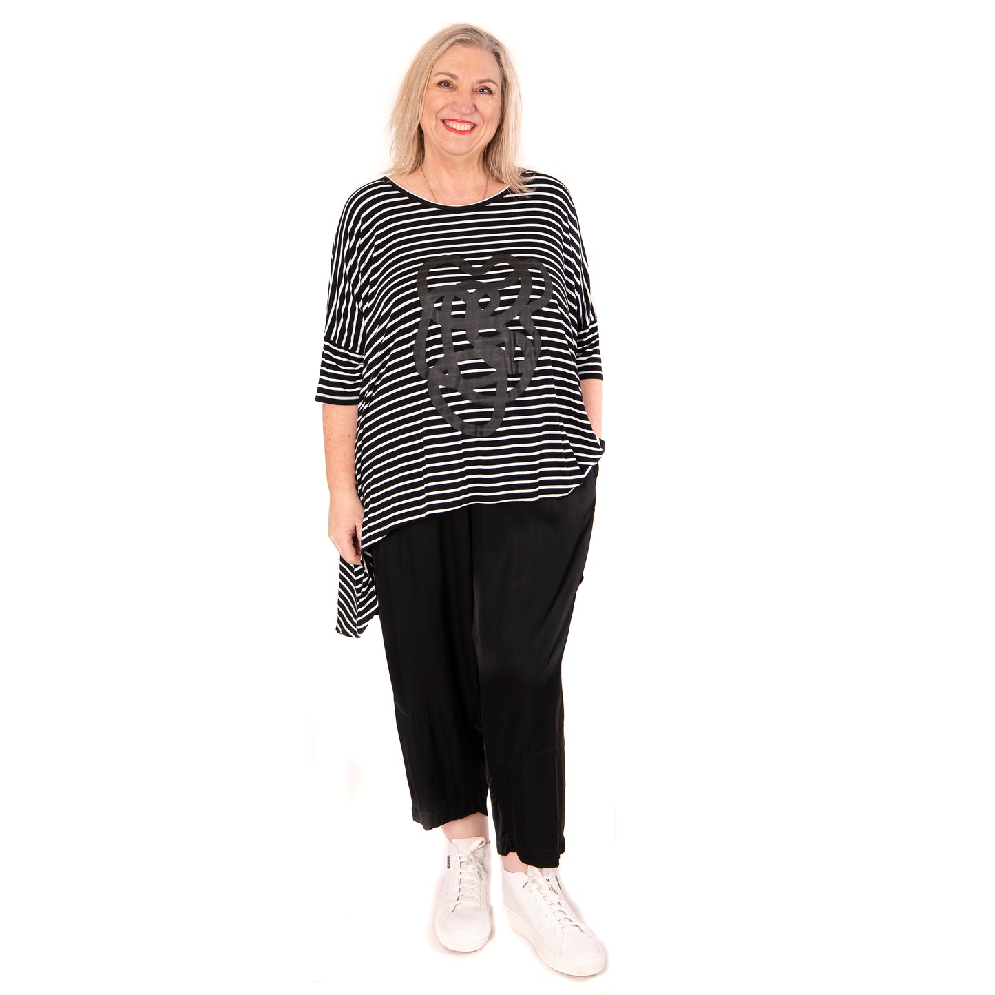 flow top stripe - squiggle