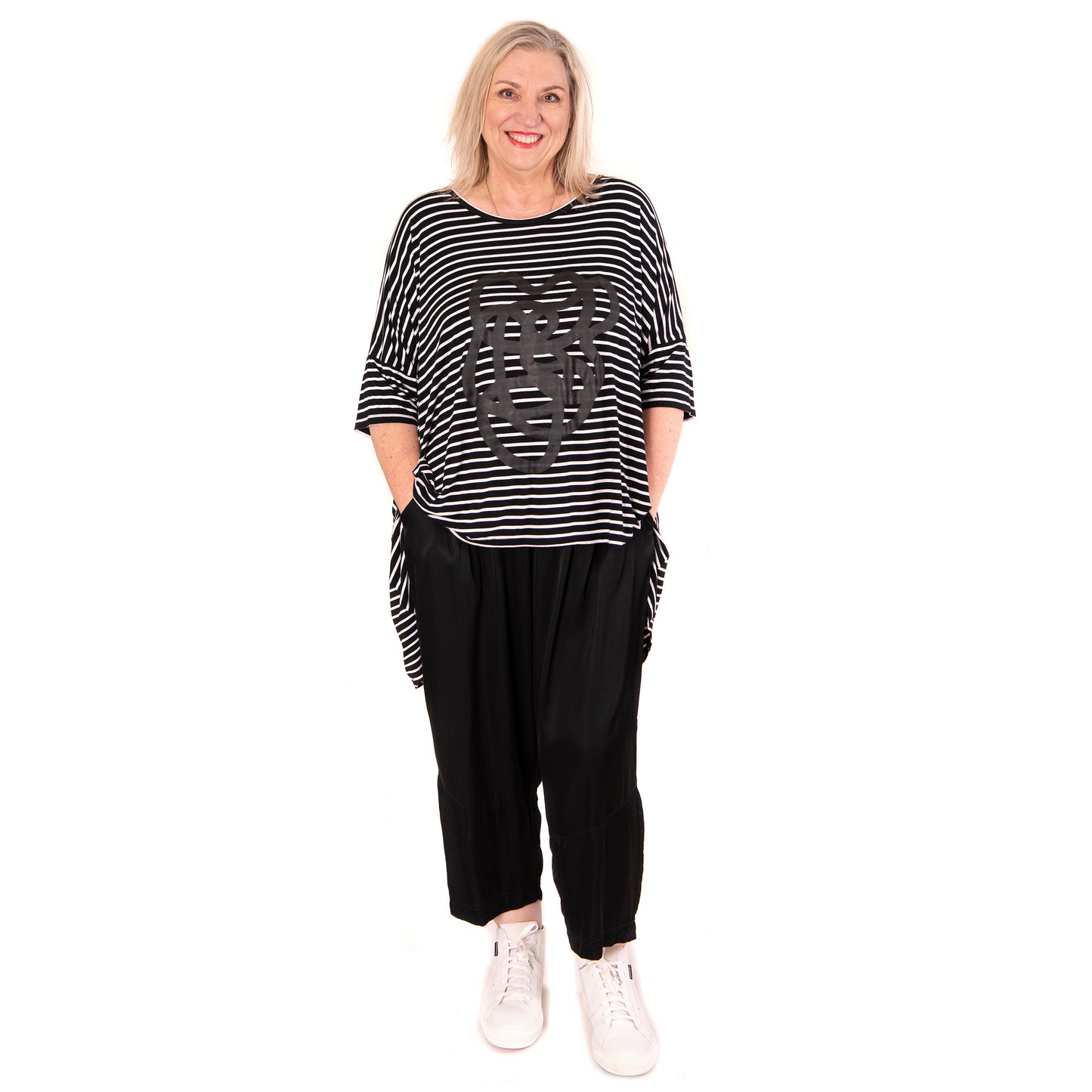 flow top stripe - squiggle