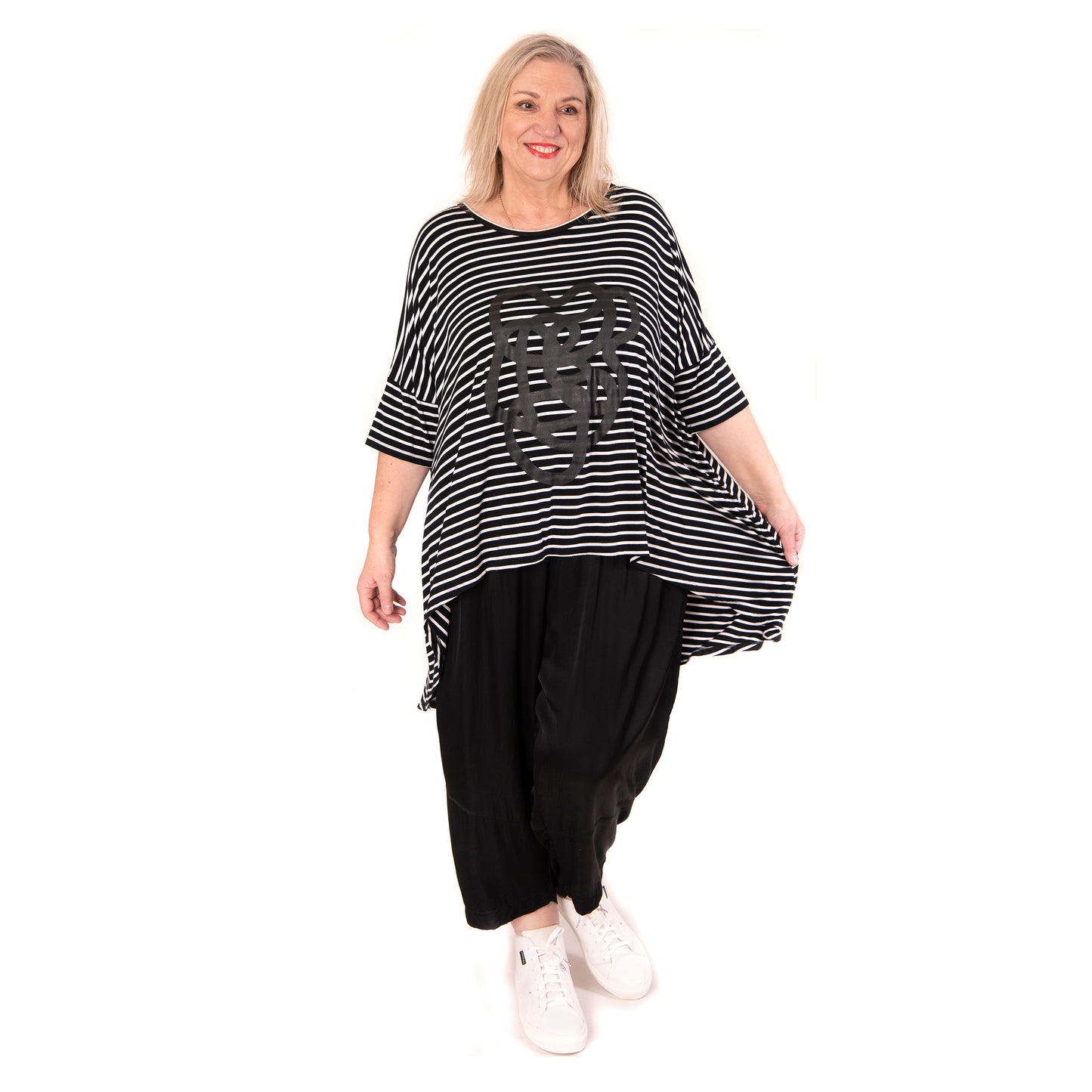 flow top stripe - squiggle
