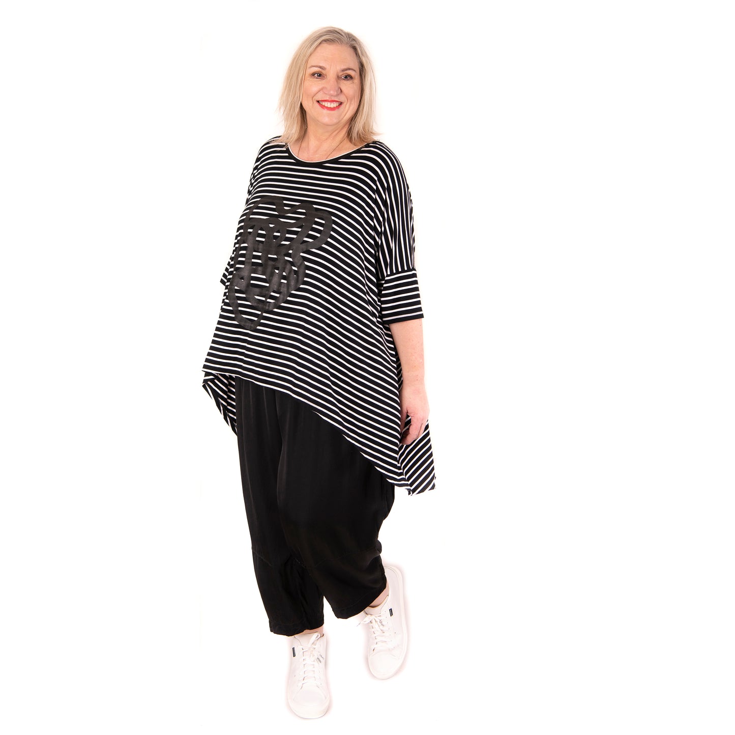 flow top stripe - squiggle