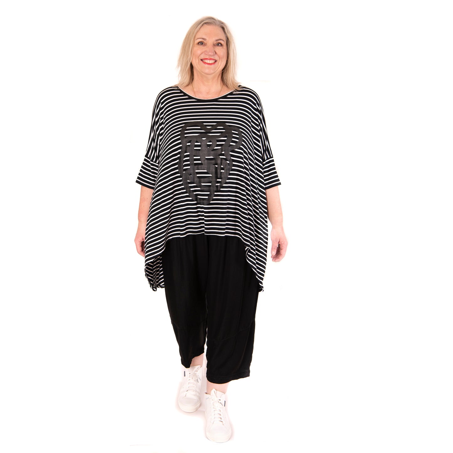 flow top stripe - squiggle