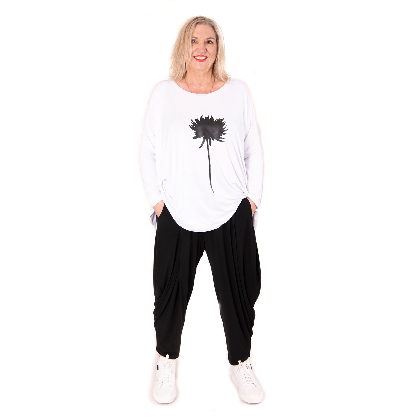 square top white - dahlia