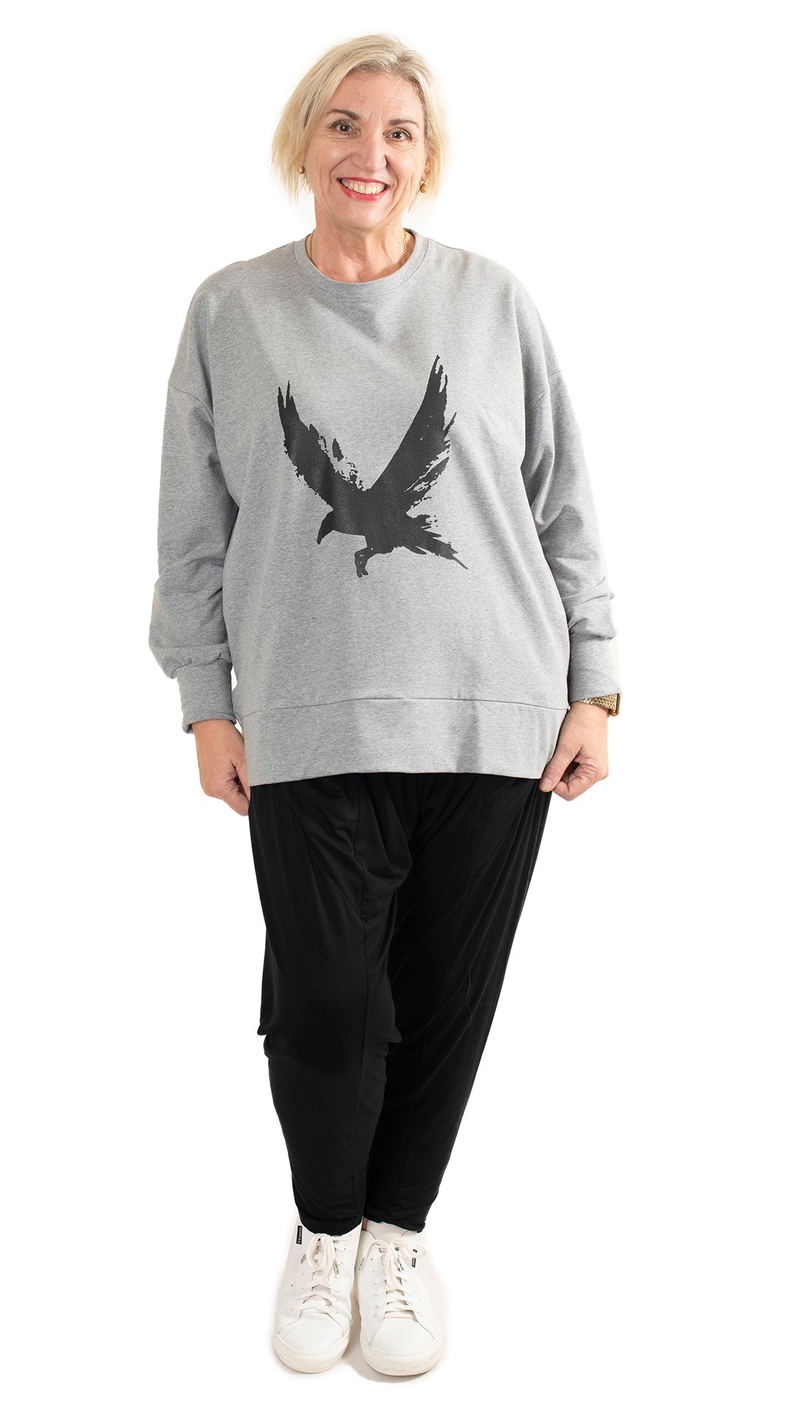 storm sweat grey marle - raven