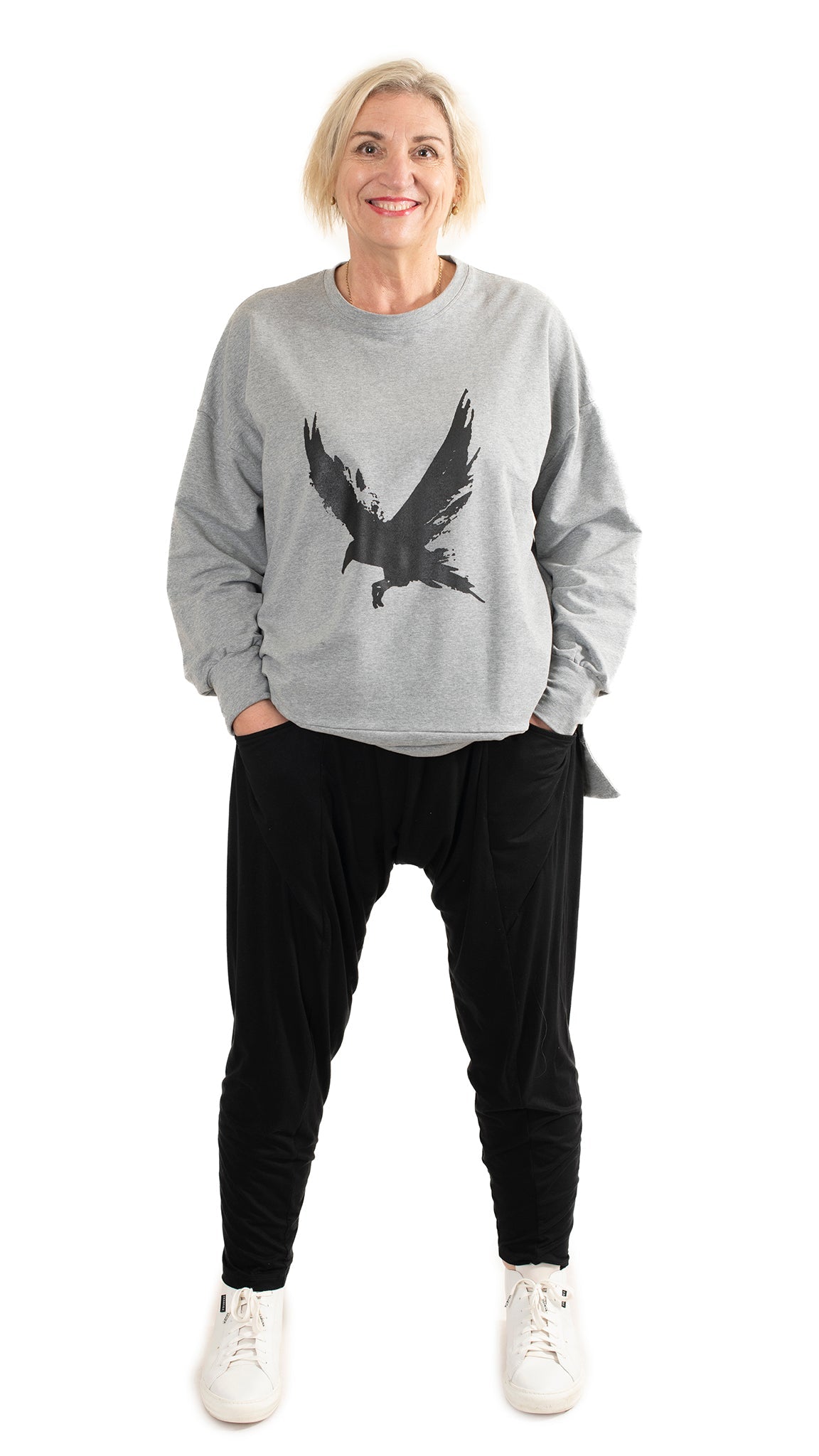 storm sweat grey marle - raven