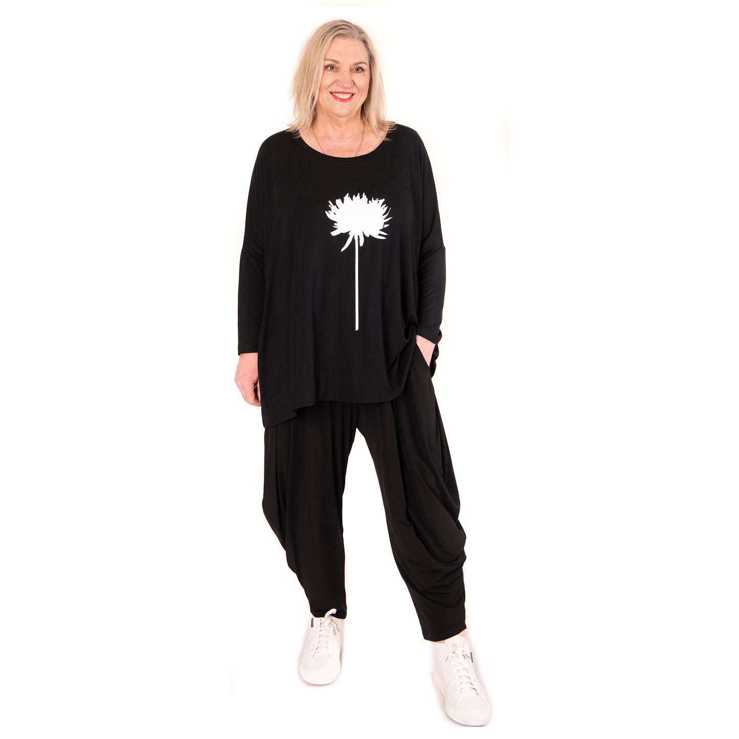 square top black - dahlia